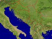 Balkan Satellite + Borders 1200x900